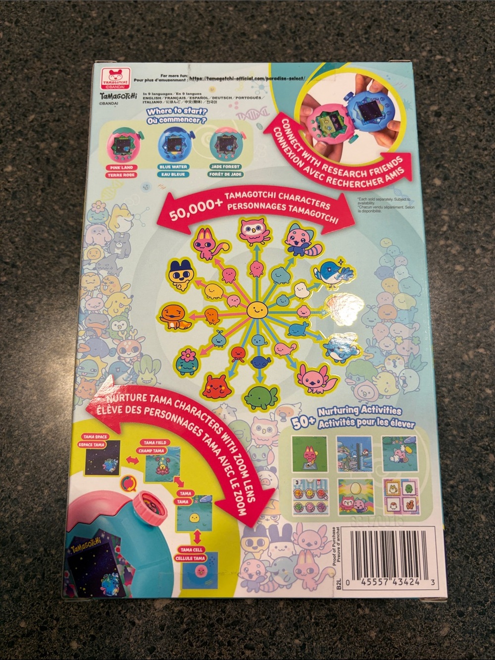 Bandai Tamagotchi Paradise Virtual Pet - Teal & Pink - Picture 3 of 6